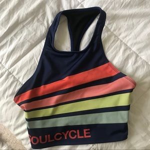 Soulcycle sports bra/crop top